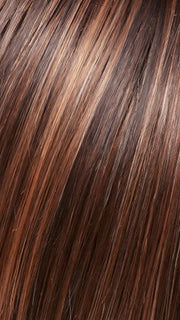 FS6/30/27 TOFFEE TRUFFLE | Brown, Medium Red-Gold, Medium Red-Gold Blonde Blend with Medium Red Gold Blonde Bold Highlights