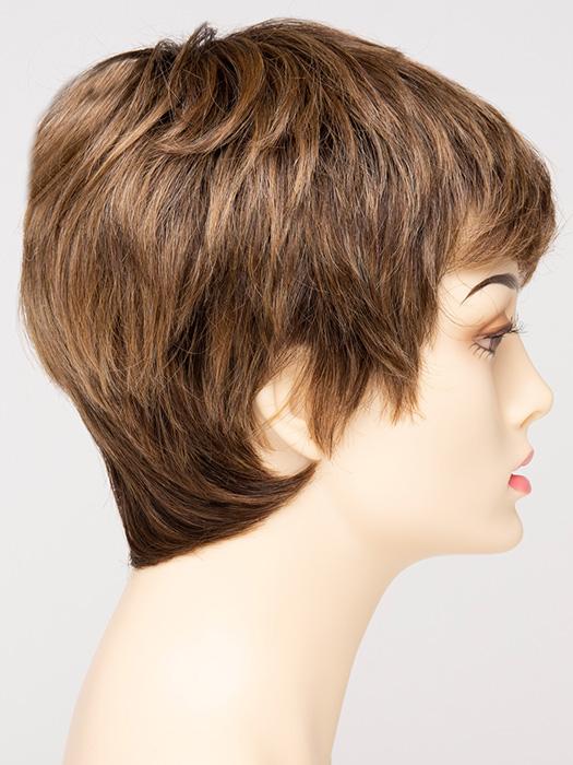TOASTED SESAME | Medium Brown roots with overall Warm Cinnamon base and Golden Blonde highlights