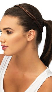 FISHTAIL BRAID HEADBAND by POP by hairdo in R10 CHESTNUT | Rich Medium Brown with subtle Golden Brown Highlights Throughout PPC MAIN IMAGE FB MAIN IMAGE