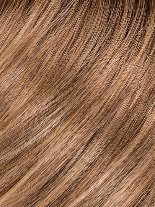 GL15-26SS SS BUTTERED TOAST | Chestnut brown base blends into multi-dimensional tones of medium brown and golden blonde.