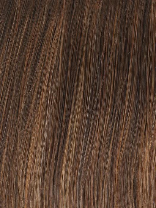 GL8-29 HAZELNUT | Coffee Brown with Soft Ginger Highlights