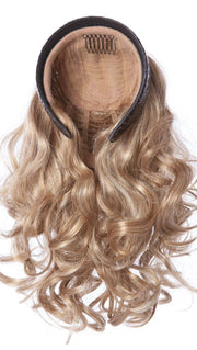 14" Curly Hair Full Length Headband Attached Curly Hair Fall Extension