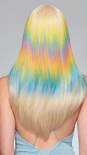 Dance Till Dawn | A burst of Pastel Rainbow Hues on Platinum Blonde hair