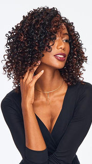 Sassy Curl features varying curl sizes