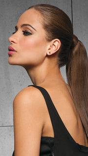 16" HUMAN HAIR PONY by Hairdo in R10 CHESTNUT | Rich Medium Brown with subtle Golden Brown Highlights Throughout PPC MAIN IMAGE FB MAIN IMAGE