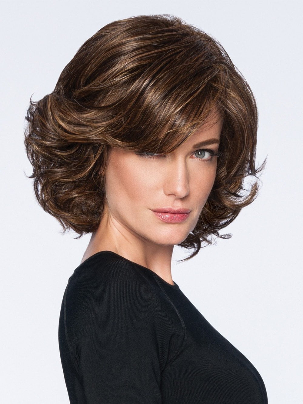 MODERN FLAIR by Hairdo in R829S+ GLAZED HAZELNUT | Medium Brown With Ginger Highlights On Top PPC MAIN IMAGE