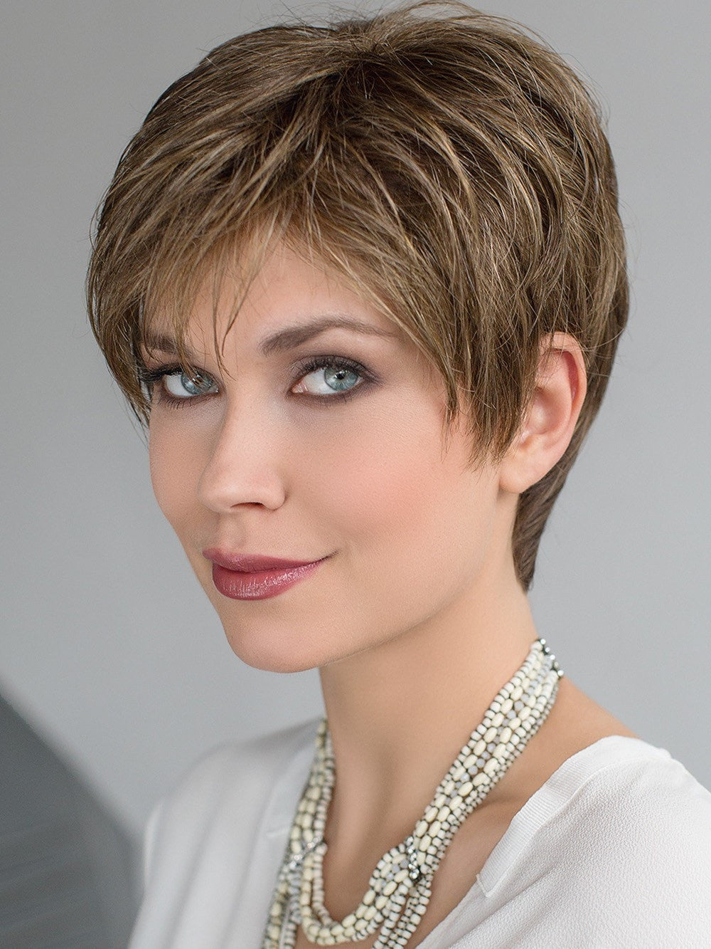 SELECT Wig by Ellen Wille in MOCCA MIX | Medium Brown, Light Brown, and Light Auburn blend PPC MAIN IMAGE