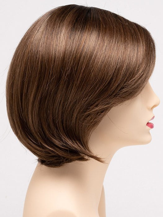 CINNAMON TOFFEE | Neutral to Warm Light Brown with Dark Brown Roots