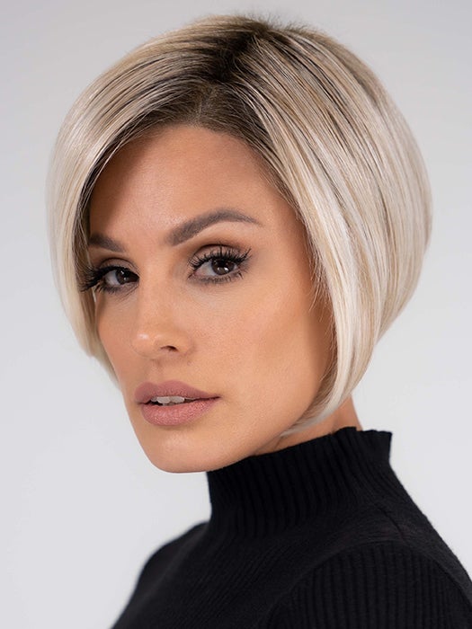 IGNITE by Jon Renau in FS17/101S18 PALM SPRINGS BLONDE | Light Ash Blonde with Pure White Natural Violet Bold Highlights, Shaded with Dark Natural Ash Blonde