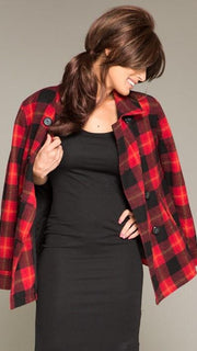 The longer bang and fringe can be cut or trimmed by your stylist. This style is full of layers, movement, and body!