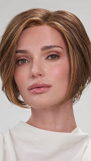 IDALIA by Jon Reanu in 6F27 CARAMEL RIBBON | Brown with Strawberry Blonde Highlights PPC MAIN IMAGE FB MAIN IMAGE