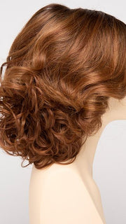 CREAMED-COFFEE | Medium Brown roots and base with Cinnamon and Golden Blonde highlights