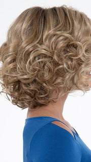 A blend of heat-friendly synthetic fibers and human hair give you styling versatility and a natural look