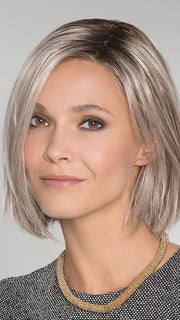 NARANO by Ellen Wille in IVORY GREY SHADED 101.14 | Pearl platinum and dark ash blonde blend with dark shaded roots
