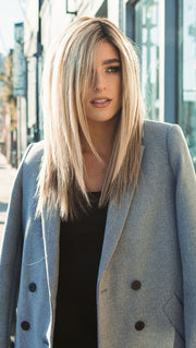 100% Hand-Tied creates natural movement and contours to your head for unsurpassed comfort(This piece has been styled and straightened)