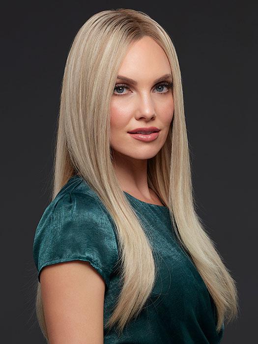 BLAKE PETITE by JON RENAU in FS17/101S18 PALM SPRINGS BLONDE | Light Ash Blonde with Pure White Natural Bold Highlights, Shaded with Dark Natural Ash Blonde
