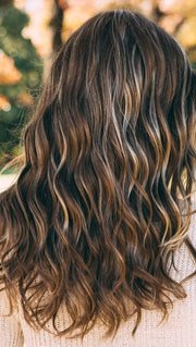 Sarah by Jon Renau in FS26/31 CARAMEL SYRUP | Medium Natural Red Brown with Medium Red Gold Blonde Bold Highlights