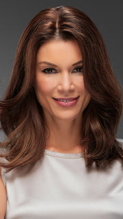FS4/33/30A MIDNIGHT COCOA | Dark Brown, Medium Red, Medium Natural Red Blonde/Brown Blend with Medium Natural Red Blonde/Brown Blend Bold Highlights