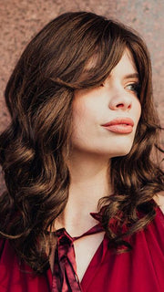 ALEXIS by Jon Renau in 8/32 COCOA BEAN | Medium Brown & Medium Natural Red Blend