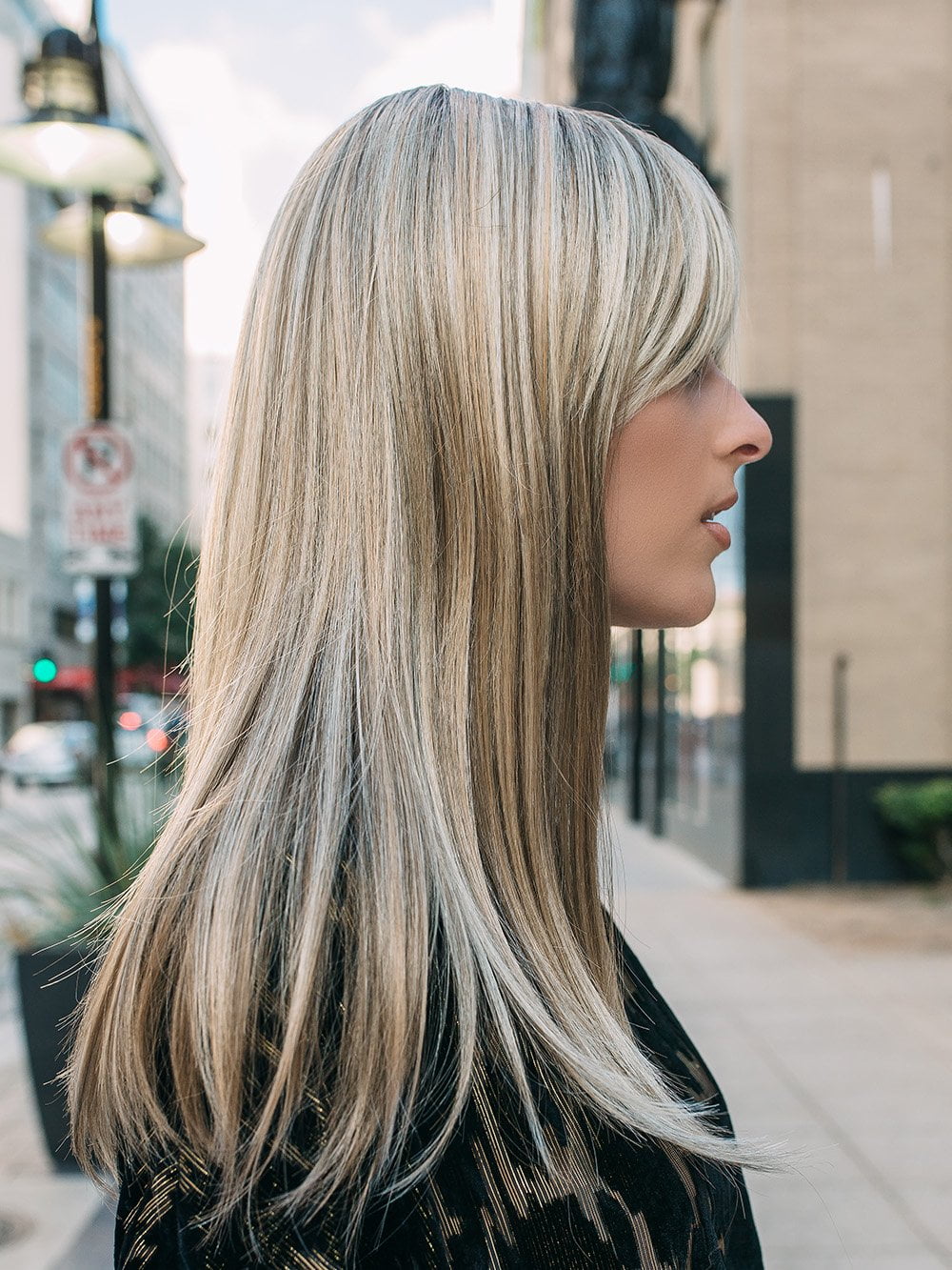CAMILLA by Jon Renau in 12FS8 SHADED PRALINE | Light Gold Brown, Light Natural Gold Blonde & Pale Natural Gold-Blonde Blend, Shaded with Medium Brown