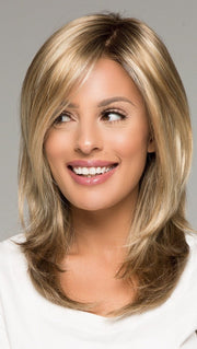 12FS8 SHADED PRALINE | Light Gold Brown, Light Natural Gold Blonde & Pale Natural Gold-Blonde Blend, Shaded with Medium Brown