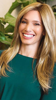 KAIA by Jon Renau in 12FS8 SHADED PRALINE | Light Gold Brown, Light Natural Gold Blonde & Pale Natural Gold-Blonde Blend, Shaded with Medium Brown