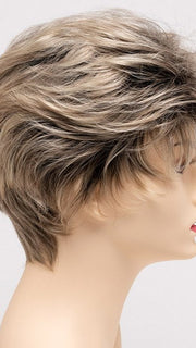 CHAMPAGNE-SHADOW | Soft Dark Blonde with Platinum Highlights and Chestnut Roots