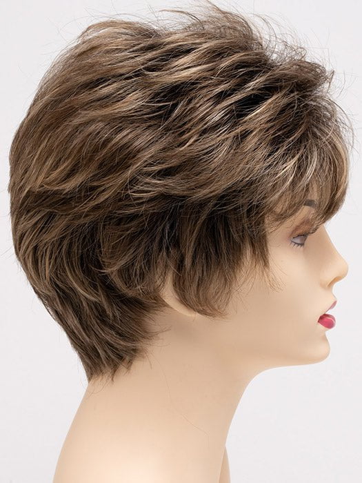 HONEY-BREEZE | A blend of Cool, Honey Blonde and Multi-Dimensional Medium Brown with Darker Brown Roots