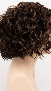 AMARETTO-CREAM | Dark Brown roots with overall Medium Brown base with Honey Blonde highlights