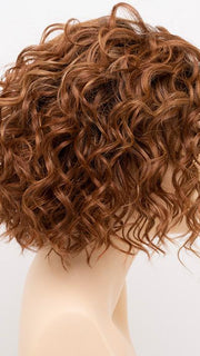 CREAMED-COFFEE | Medium Brown roots and base with Cinnamon and Golden Blonde highlights
