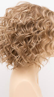 GINGER-CREAM | Dark Beige Blonde underneath highlighted on top with Light Beige Blonde