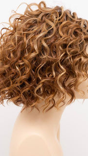 GOLDEN-NUTMEG | Medium Brown roots with overall Warm Cinnamon base and Golden Blonde highlights