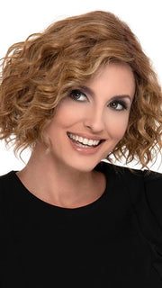 JORDAN by Envy in TOASTED-SESAME | Medium Brown roots with overall Warm Cinnamon base and Golden Blonde highlights