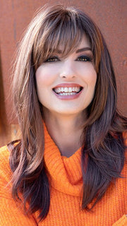 KATE by Envy in CINNAMON-RAISIN | Medium Brown with Auburn and Cinnamon highlights PPC MAIN IMAGE FB MAIN IMAGE