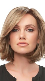 KRISTI by Jon Renau in 24BT18S8 SHADED MOCHA | Medium Natural Ash Blonde & Light Natural Gold Blonde Blend, Shaded with Medium Brown