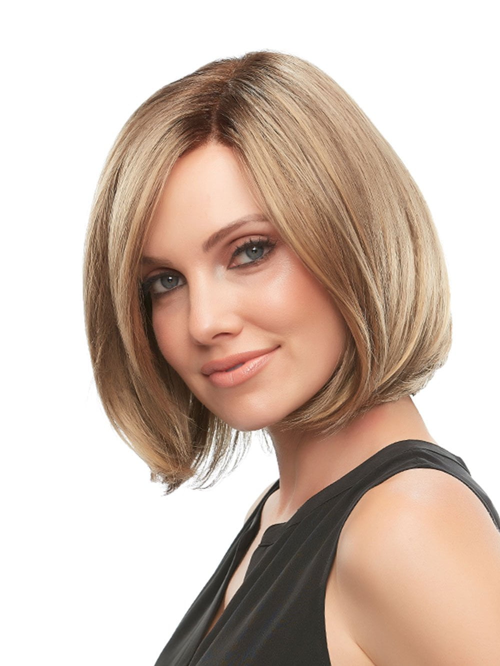 Kristi’s face framing layers and medium length cut are sure to be a hit.