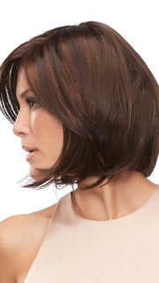 FS4/33/30A MIDNIGHT COCOA | Dark Brown, Medium Red, Medium Natural Red Blonde/Brown Blend with Medium Natural Red Blonde/Brown Blend Bold Highlights