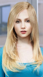 DIAMOND by LOUIS FERRE in T24B/18 MEDIUM SHADE BLONDE | Ash Blonde Blended with Golden Blonde Tones, Blonde Tip