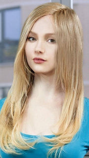 DIAMOND by LOUIS FERRE in T24B/18 MEDIUM SHADE BLONDE | Ash Blonde Blended with Golden Blonde Tones, Blonde Tip