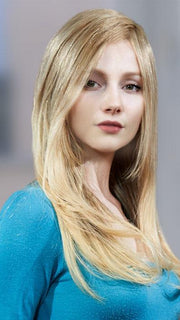 DIAMOND by LOUIS FERRE in T24B/18 MEDIUM SHADE BLONDE | Ash Blonde Blended with Golden Blonde Tones, Blonde Tip