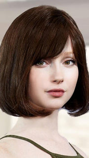 Platinum 107 by LOUIS FERRE in 8/32 GINGER BROWN | Brown with Auburn Highlight Blend