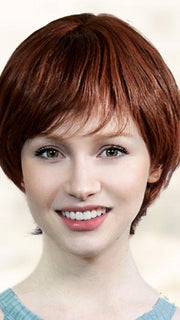 SAPPHIRE by LOUIS FERRE in 31/130 CHESTNUT | Medium Dark Auburn with Dark Copper Highlights