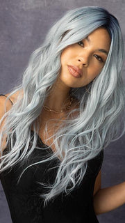 FROZEN-SAPPHIRE | Dark brown base with gray and blue mix