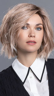 LIA II by Ellen Wille in CANDY BLONDE ROOTED 101.27.60 | Pearl Platinum, Dark Strawberry Blonde and Pearl White Blend with Dark Shaded Roots PPC MAIN IMAGE
