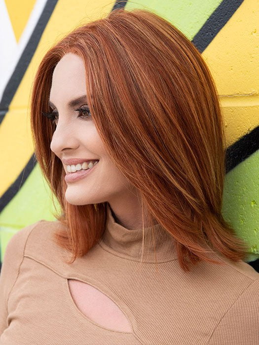 LISA by Envy in LIGHTER RED | Irish Red with subtle Blonde highlights