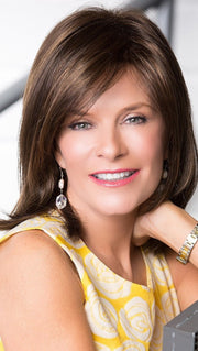 All Over Razor-Cut Styling, the Luminous Wig has Sweeping Sides, Modest Bangs and a Tapered Back and Neckline