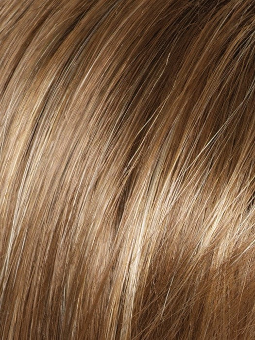 MAPLE-SUGAR |  Light Honey Brown base with Strawberry Blonde highlights