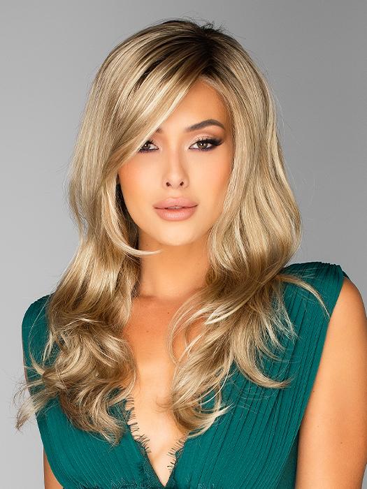 Miles of Style by Raquel Welch in SS14/88 SHADED GOLDEN WHEAT | Dark Blonde Evenly Blended with Pale Blonde Highlights and Dark Roots