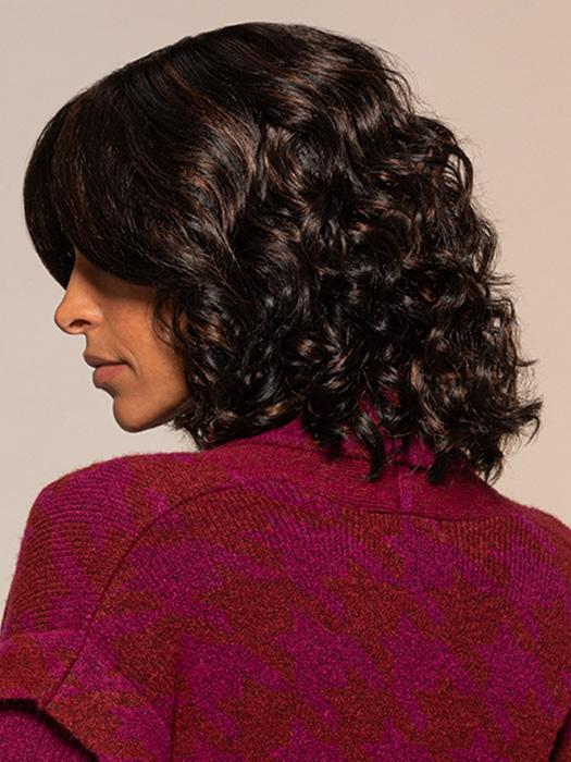 A breezy bob wig with structured waves
