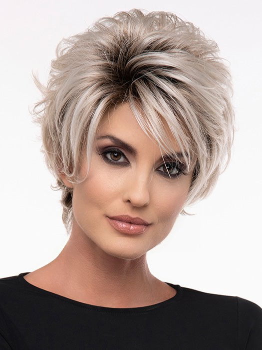 MICKI by Envy in PLATINUM-SHADOW | Light Blonde with Dark Roots